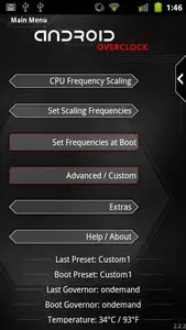 Android Overclock v2.3.4