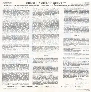 Chico Hamilton - Chico Hamilton Quintet (1955) {Pacific Jazz Japan TOCJ-5340 rel 1990}