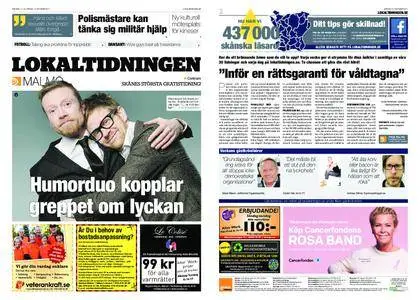 Lokaltidningen Malmö Centrum – 14 oktober 2017