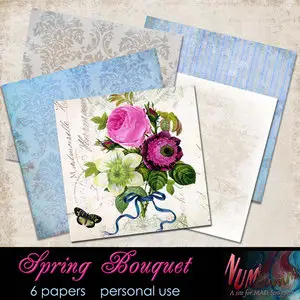 Vintage Scrap Kit: Spring Bouquet