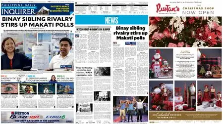 Philippine Daily Inquirer – October 13, 2018