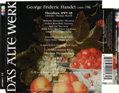 Handel - Harnoncourt, Concentus Musicus - Theodora (2xCD 1991, ReIssue 2009)