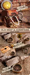 Old map & compass