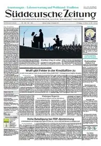Süddeutsche Zeitung vom Freitag, 16. Dezember 2011