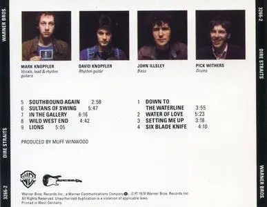 Dire Straits - Dire Straits (1978) [Target, West Germany for USA]