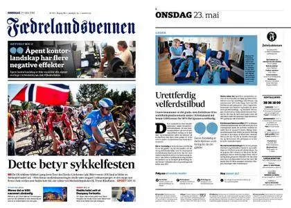 Fædrelandsvennen – 23. mai 2018