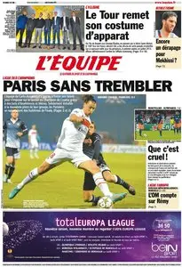 L'Equipe Edition du Jeudi 25 Octobre 2012