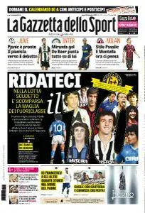 La Gazzetta dello Sport con edizioni locali - 8 Settembre 2016