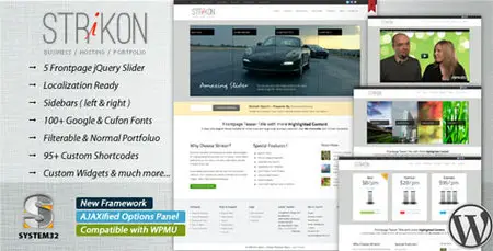 ThemeForest Strikon - Corporate, Hosting & Portfolio WP Theme v1.1
