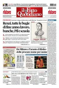 Il Fatto Quotidiano - 30 Dicembre 2015