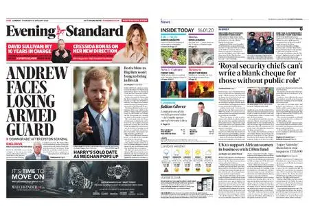 London Evening Standard – January 16, 2020