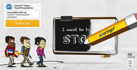 Cartoon Paper Pencil Presentation - Project for After Effects (VideoHive)