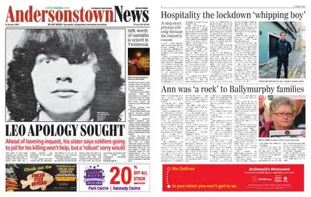 Andersonstown News – October 31, 2020