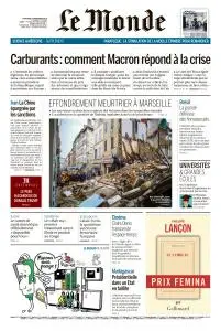 Le Monde du Mercredi 7 Novembre 2018