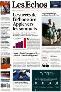 Les Echos du Jeudi 29 Janvier 2015