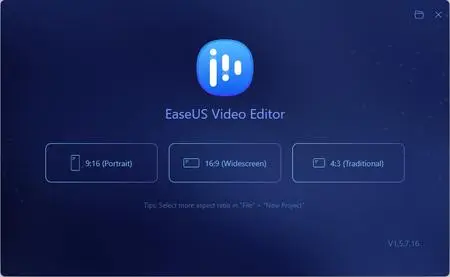 EaseUS Video Editor v1.6.8.52 Multilingual Portable