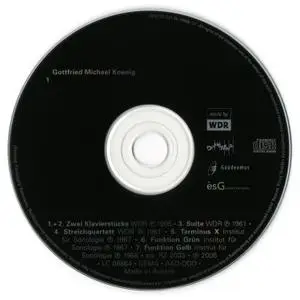 Gottfried Michael Koenig - Gottfried Michael Koenig (2006) {2CD Set, Edition RZ ‎ed-RZ-2003-4}