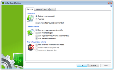 Dr.Web Security Space Pro 6.00.0.03291
