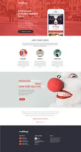 PSD Web Template - Application Landing Page 2014
