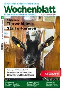 Bayerisches Landwirtschaftliches Wochenblatt Ostbayern - 03. Dezember 2020
