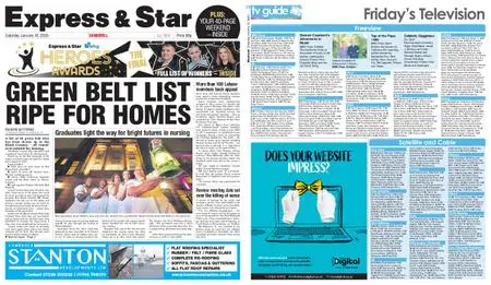 Express and Star Sandwell Edition – January 18, 2020