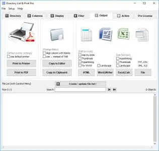 Directory List and Print Pro 4.25 Portable