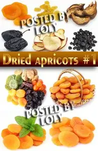 Fresh dried apricots #1 - Stock Photo