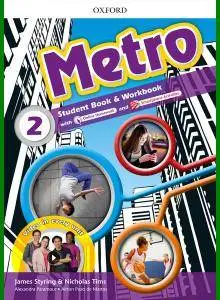 ENGLISH COURSE • Metro • Level 2 • Student's Book with Workbook, Audio and Video (2017)