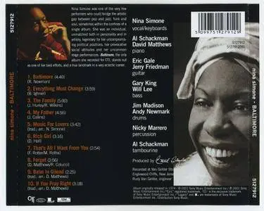 Nina Simone – Baltimore (1978 Remaster) (2001)