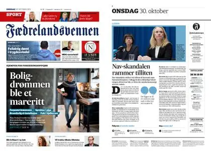Fædrelandsvennen – 30. oktober 2019