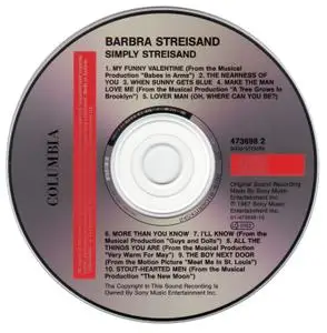 Barbra Streisand - Simply Streisand (1967) [1993, Reissue]
