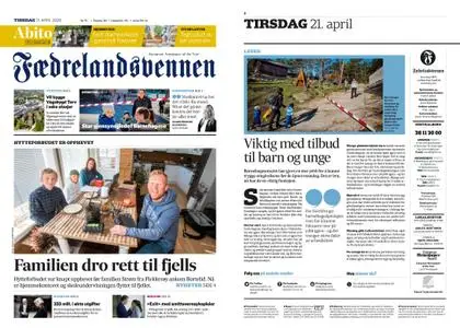 Fædrelandsvennen – 21. april 2020