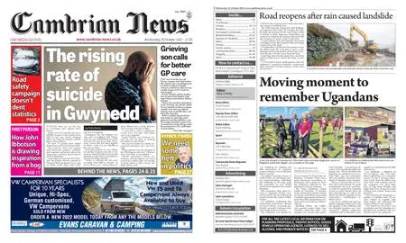 Cambrian News Arfon & Dwyfor – 27 October 2022