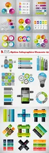 Vectors - Option Infographics Elements 15