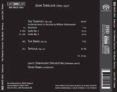Okko Kamu, Lahti SO - Sibelius: The Tempest, The Bard & Tapiola (2011) [SACD ISO+HiRes FLAC]