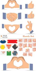 Vectors - Hands Set