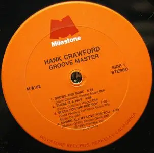 Hank Crawford - Groove Master (1990) [Vinyl Rip 16/44 & mp3-320 + DVD] Re-up