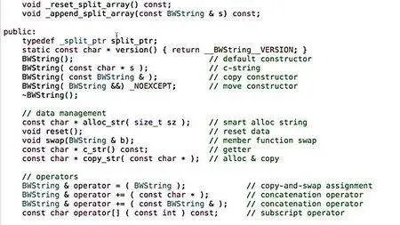 C++ Building a String Library [repost]