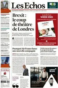 Les Echos du Vendredi 4 et Samedi 5 Novembre 2016