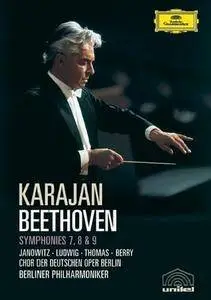 Herbert von Karajan, Berliner Philharmoniker - Beethoven: Symphonies Nos. 7, 8 & 9 (2005/1968)