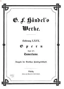 Handel - Tamerlano