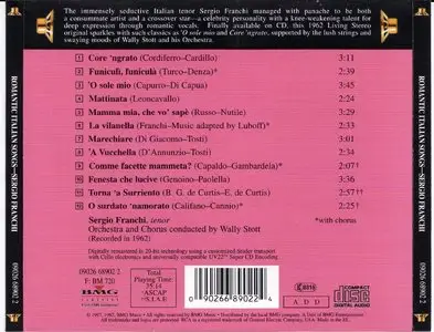 Sergio Franchi - Romantic Italian Songs ( Living Stereo 1962 - 1997 )