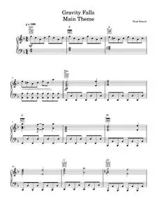 Gravity Falls (Main Theme) - Brad Breeck (Piano Solo)