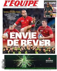 L'Equipe du Samedi 17 Octobre 2015