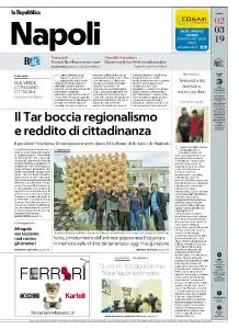la Repubblica Napoli - 2 Marzo 2019