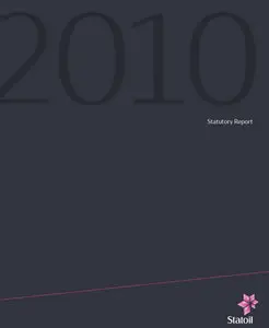 StatOil Statutory Report 2010