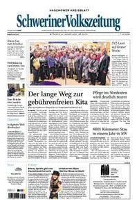 Schweriner Volkszeitung Hagenower Kreisblatt - 24. Januar 2018