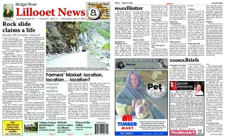 Bridge River Lillooet News – March 09, 2022