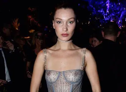 Bella Hadid at Dior Ball in Paris on January 23, 2017