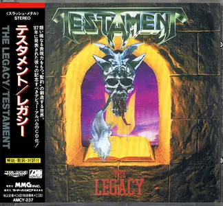 Testament - The Legacy (1987) [Japan 1st Press - MMG/WEA Japan # AMCY-237]